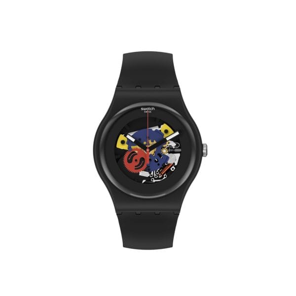 Swatch so29b107 black lacquered again