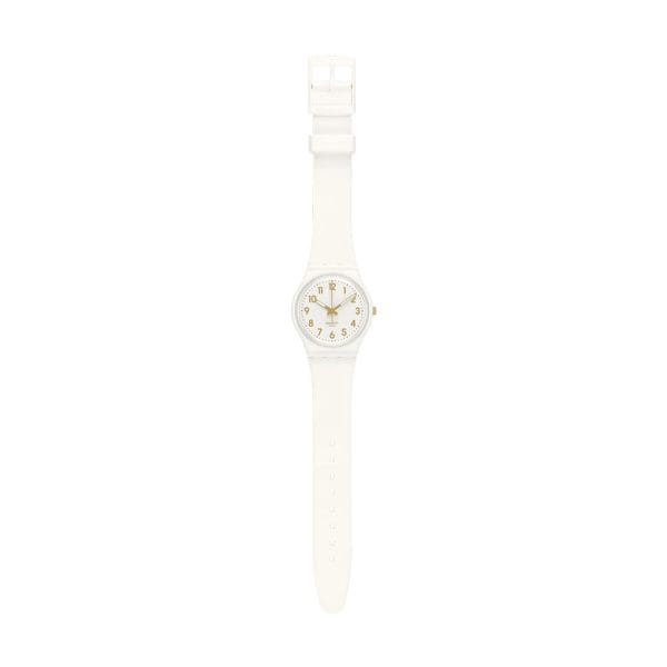 Swatch so28w106 White Bishop Rubber Strap2
