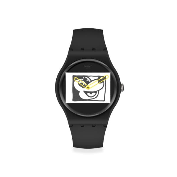 Swatch suoz337 MICKEY BLANC SUR NOIR
